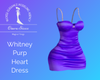 Whitney Purp Heart Dress