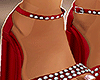 Red Pearl Heels
