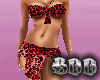 BDD Red Leopard Bikini