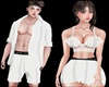 M II Striped Couple Fit