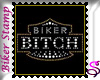 Biker Bitch Biggie stamp