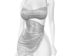 Shiny white dress
