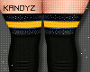 !K Glitz Stocking Orange