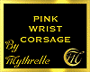 PINK WRIST CORSAGE