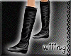 [W] Wedge boots black