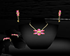 GL-Pink Flower Jewelry