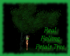real falling petals tree