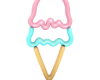 neon ice cream