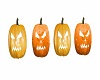 4 Halloween Pumpkins