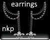 Fleur-de-lis earrings