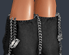 D- Black Jeans Boots