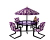 Purple Florial Table