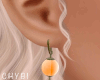 C~Orange Polly Earrings 