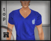 !H! Apple Blue Shirt