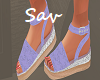 Lilac Sparkle Sandals