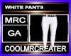 WHITE PANTS