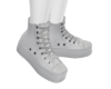 *White Lace Ups*