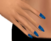 blue smal nails