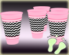 Chevron Pink Party Cups