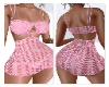 vestido croche rosa