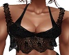 Black Lace Crop Top