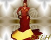 QTLH Red/Gold Wed. Dress