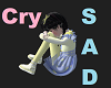 Sad Little crying  kid