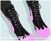 Flame Boots Pink