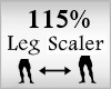 Scaler Leg 115%