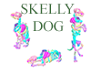 Rainbow Skelly Dog, F