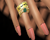 Gold and Jade Ring  R