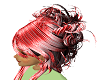 red white curls