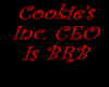 Cookie's CEO BRB
