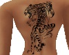Tiger back tattoo