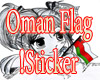 Cute Girl with Oman Flag