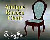Antq Rococo Chair ltblu