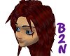 B2N-Dark Red Garnet Hair
