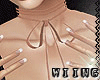 [W] Wrap Necklace Suede