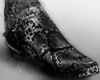 dark snake skin boots