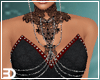 Red Black Gothic Gown