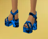 Camo Blue Sandals