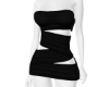 Low-cut dress black