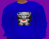 [L] Bear Sweater Blue