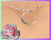 "C" Silver Necklace