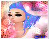 Purple Blue Ponytail