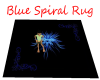 Blue Spiral Rug