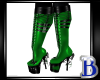 Spider Web Boots Green