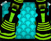 Lime Green Robot Boots
