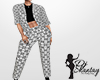 B&W Pattern Suit