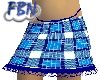 Blue Checker Skirt